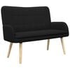 vidaXL 2-personers sofa Sort 115 x 61 x 87 cm Boucl&eacute;