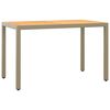 vidaXL spisebordss&aelig;t til haven 3 dele med hynder polyrattan beige