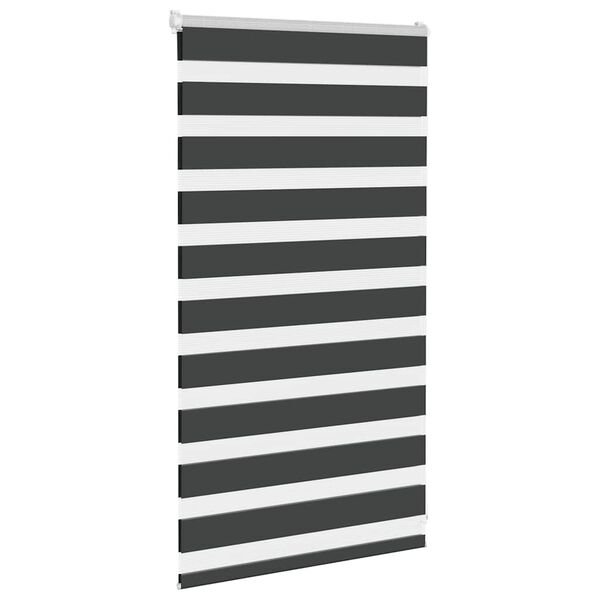 vidaXL zebragardin sort 80x100 cm stofbredde 75,9 cm polyester