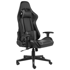 vidaXL drejelig gamingstol PVC gr&aring;