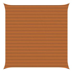 vidaXL Solskygge sejl Orange og Brun 6 x 6 m 100% polyester Oxford