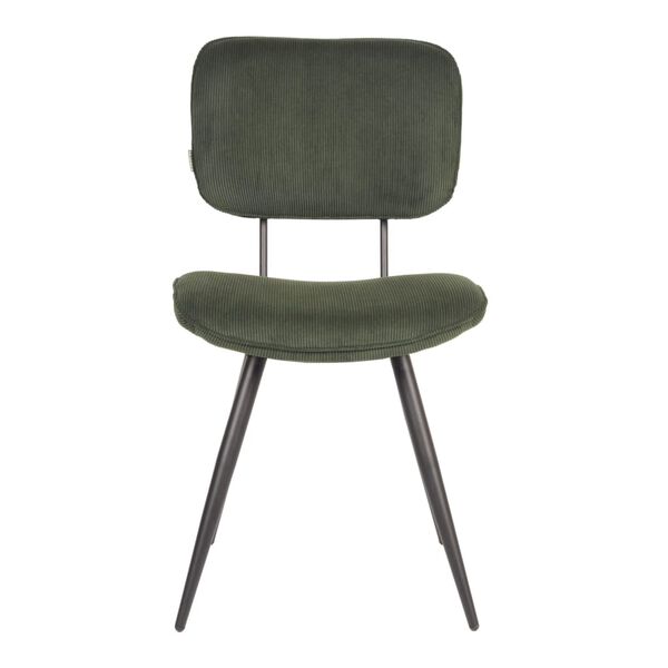 LABEL51 spisebordsstole 2 stk. Vic 49x60x87 cm armygr&oslash;n