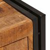 vidaXL Sideboard med skuffe Brun 66 x 33 x 70 cm Massivt mangotr&aelig;
