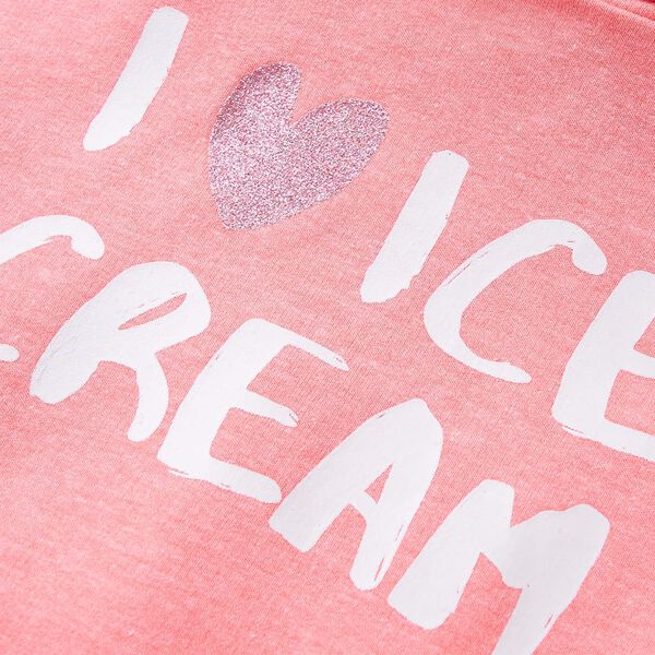 Hættetrøje til børn str. 104 lyserød