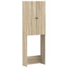 vidaXL Toilet Skab ALKMAAR Sonoma-eg 66 x 25,5 x 190 cm