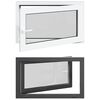 vidaXL Kip & Drej K&aelig;lder Vinduet RISOR 100 x 60 cm PVC og glas