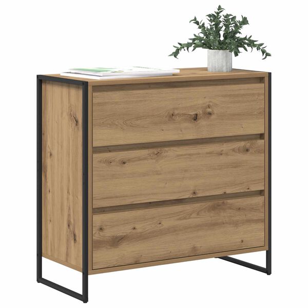 vidaXL Sideboard Artisan eg 79 x 36 x 75.5 cm Konstrueret tr&aelig;