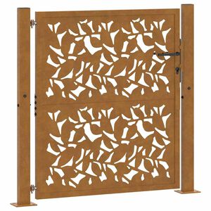 vidaXL havel&aring;ge 100x100 cm vejrbestandigt st&aring;lbladdesign