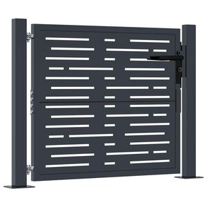 vidaXL havel&aring;ge antracitgr&aring; 100x75 cm st&aring;l firkantet design
