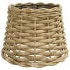 vidaXL lampesk&aelig;rm til loftlampe &Oslash;20x15 cm flet brun