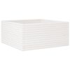 vidaXL plantekasse 100x100x46 cm massivt fyrretr&aelig; hvid