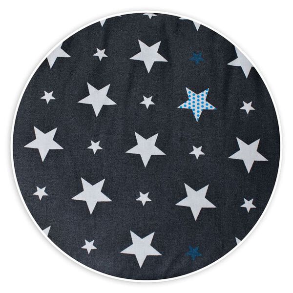 tiSsi sengerand til Sophie-tremmeseng stjernem&oslash;nster antracitgr&aring;