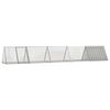 vidaXL kaninbur 504,5x80,5x71 cm galvaniseret st&aring;l gr&aring;