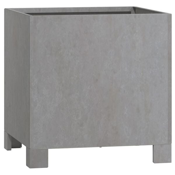 vidaXL plantekasse med ben 30x30x30 cm cortenst&aring;l rustfarvet