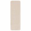 vidaXL Skridsikre Trappem&aring;tter 15 pcs Creme 60 x 25 cm PP