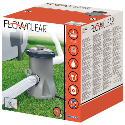 Bestway Flowclear filterpumpe til swimmingpool 1249 l