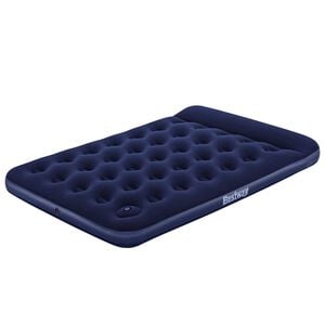 Best Way Luftmadras Bl&aring; 191 x 137 x 28 cm PVC