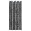vidaXL Velour Gardiner med gardiner 2 pcs Grå 225 x 140 cm Fløjl