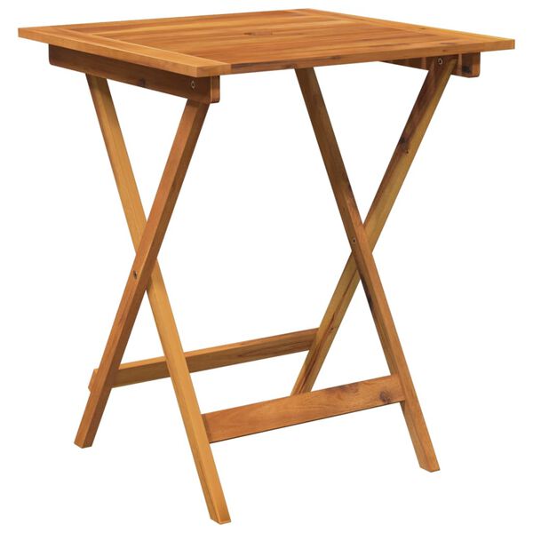 vidaXL foldbart spisebordss&aelig;t til haven 3 dele massivt akacietr&aelig;
