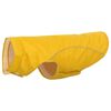 vidaXL Hunderegnfrakke med refleksstriber polyester 3XL gul