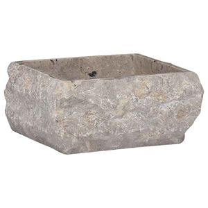 vidaXL h&aring;ndvask 30x30x13 cm marmor gr&aring;