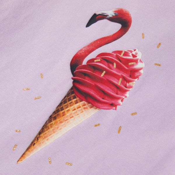 T-shirt til b&oslash;rn str. 104 lilla