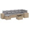 vidaXL havesofas&aelig;t 8 dele med hynder polyrattan beige