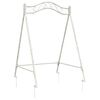 vidaXL Gyngestativ Antik hvid 113 x 121,5 x 168 cm St&aring;l