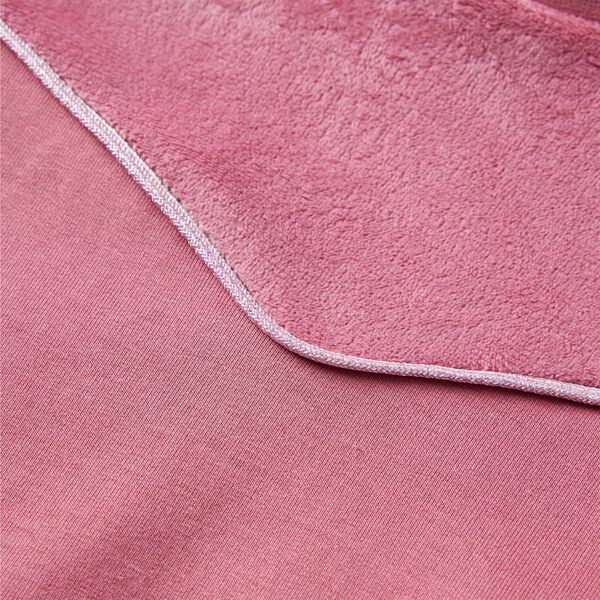 Sweatshirt til b&oslash;rn str. 116 patchwork velour pink