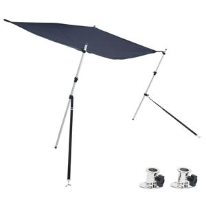 vidaXL T-sejl til b&aring;d 170x170x(113-182,5) cm forl&aelig;ngerdel bl&aring;