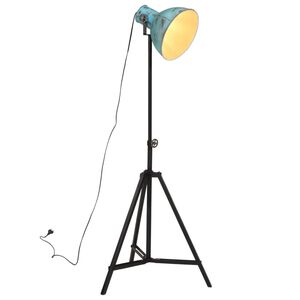 vidaXL gulvlampe 25 W 61x61x90/150 cm E27 rustik blå