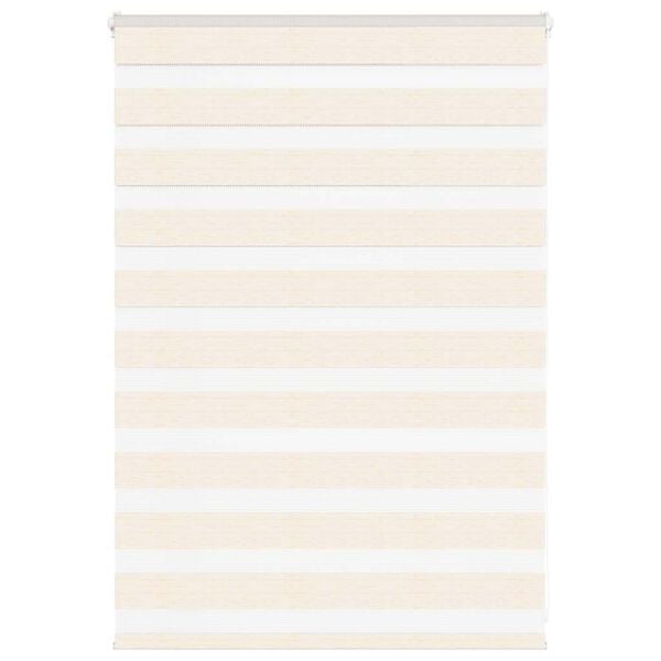 vidaXL zebragardin marmorbeige 95x100 cm stofbredde 90,9 cm polyester
