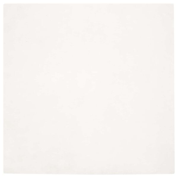 vidaXL Skridsikker faux kanin t&aelig;ppe Olite Creme 200 x 200 cm Polyester