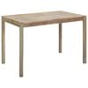 vidaXL spisebord 120x70x75 cm massivt akacietr&aelig;