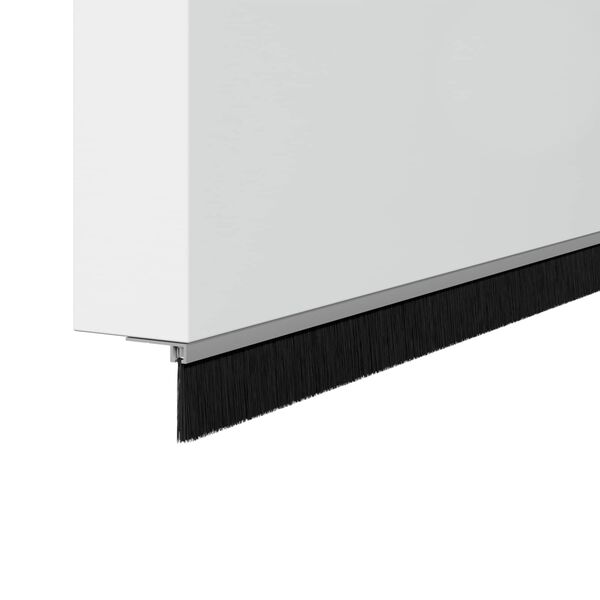 vidaXL Skruemonterede d&oslash;rb&oslash;rste t&aelig;tninger 2 pcs S&oslash;lv 100 cm