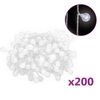 vidaXL fairy lights-lysk&aelig;der 20 m 200 LED'er 8 funktioner kold hvid