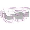 vidaXL sofas&aelig;t til haven 8 dele med hynder polyrattan akacietr&aelig; brun