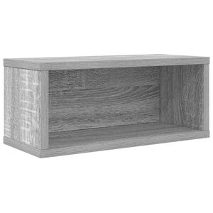 vidaXL CD Opbevaringsr&aelig;kke Gr&aring; Sonoma 40 x 17 x 17 cm Konstrueret tr&aelig;