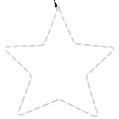 vidaXL stjerne julefigur 48 LED'er 56 cm varmt hvidt lys