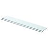 vidaXL hylder 2 stk. glaspanel 80 x 12 cm klar