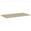 vidaXL boghylder 4 stk. 80x40x1,5 cm konstrueret tr&aelig; sonoma-eg