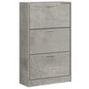 vidaXL skoskab 63x24x103 cm konstrueret tr&aelig; betongr&aring;