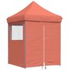 vidaXL Party Tent Terrakotta 200 x 200 x 306 cm Oxford stof