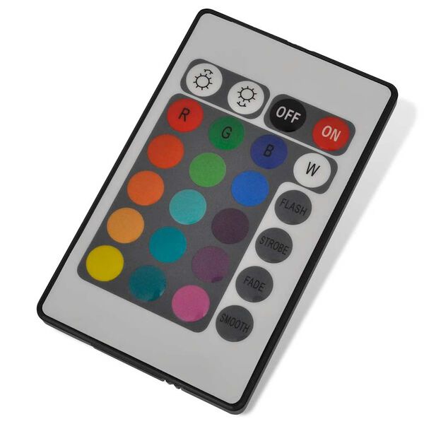 LED-akvarielampe med boblefunktion 71 cm RGB-farver