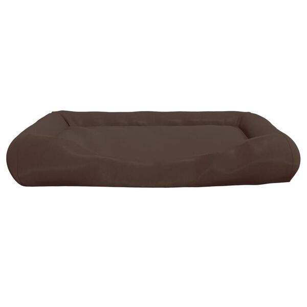 vidaXL hundeseng med puder 115x100x20 cm oxfordstof brun