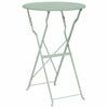 vidaXL Bistrobord Lys mint &Oslash; 50 x 71 cm Pulverlakeret st&aring;l