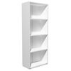 vidaXL boghylde konstrueret tr&aelig; 60x31x155 cm hvid