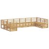 vidaXL Udend&oslash;rs sofagruppe 10 pcs Hvid 363 x 185,5 x 73 cm