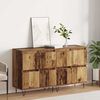 vidaXL Sideboards 2 pcs Gammelt tr&aelig; 120 x 35 x 70 cm Konstrueret tr&aelig;