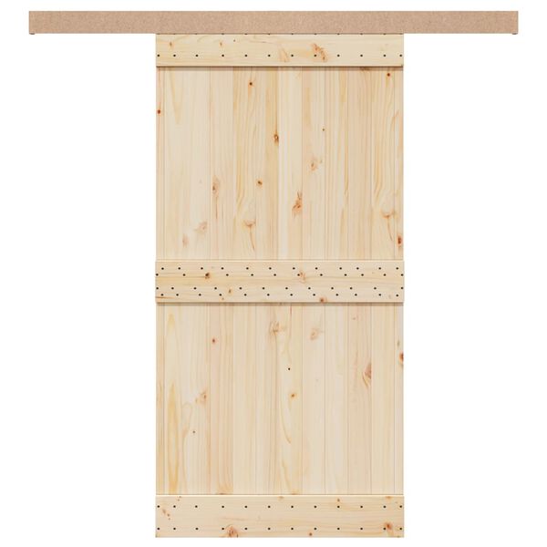 vidaXL skinnes&aelig;t til skyded&oslash;r 200 cm aluminiumslegering s&oslash;lvfarvet